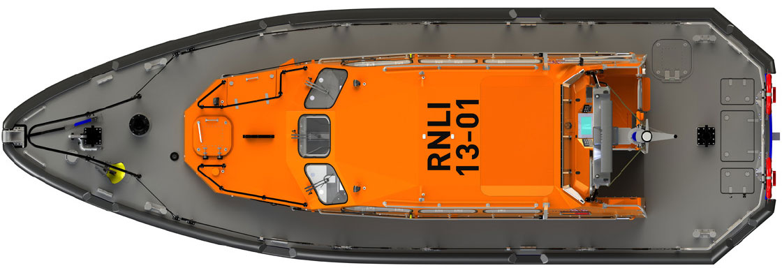 Shannon Lifeboat plan view