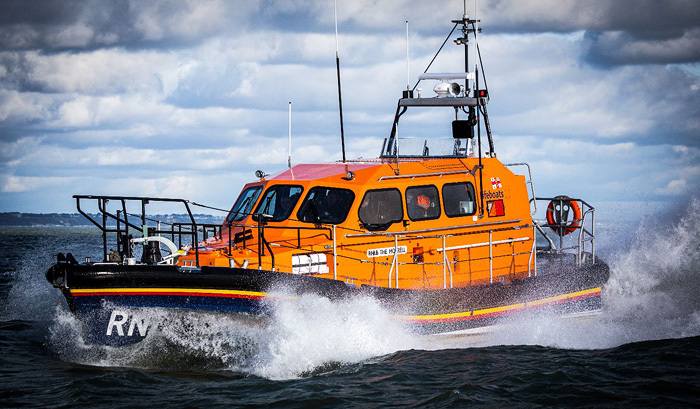 Dungeness' Shannon class lifeboat 13-02 The Morrell