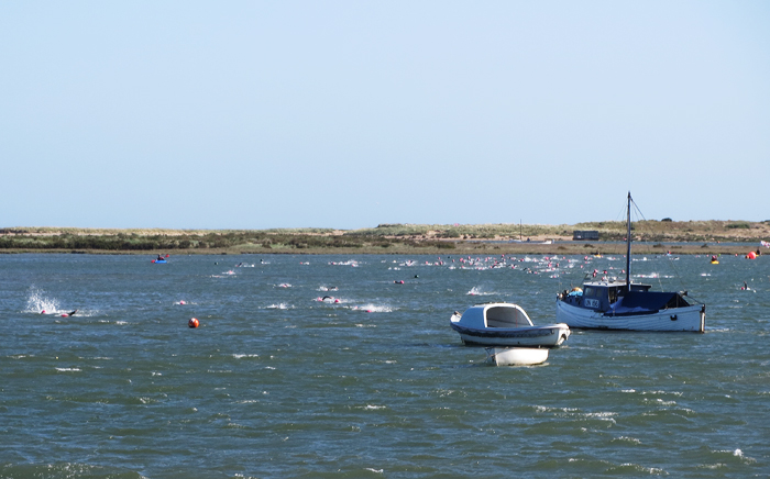1 mile swim in a choppy harbour channel