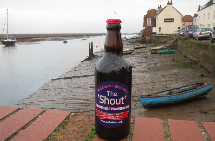 The 'Shout' ale... fund-raising for the new Shannon Lifeboat