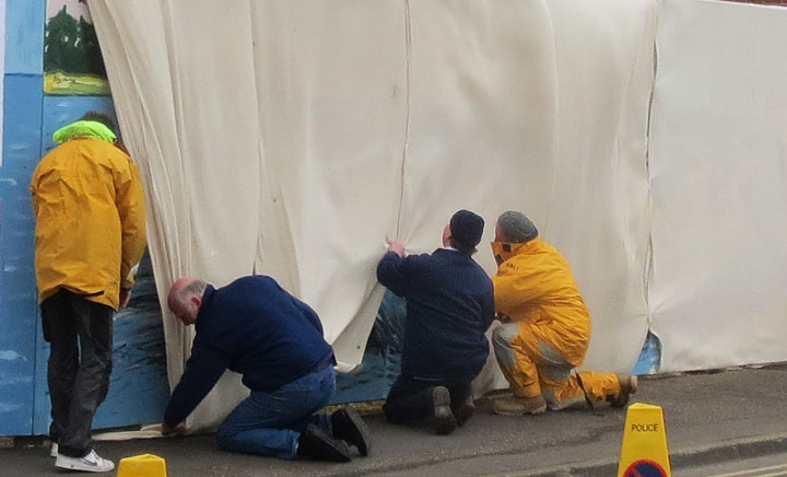 Wells Lifeboat crew members get ready