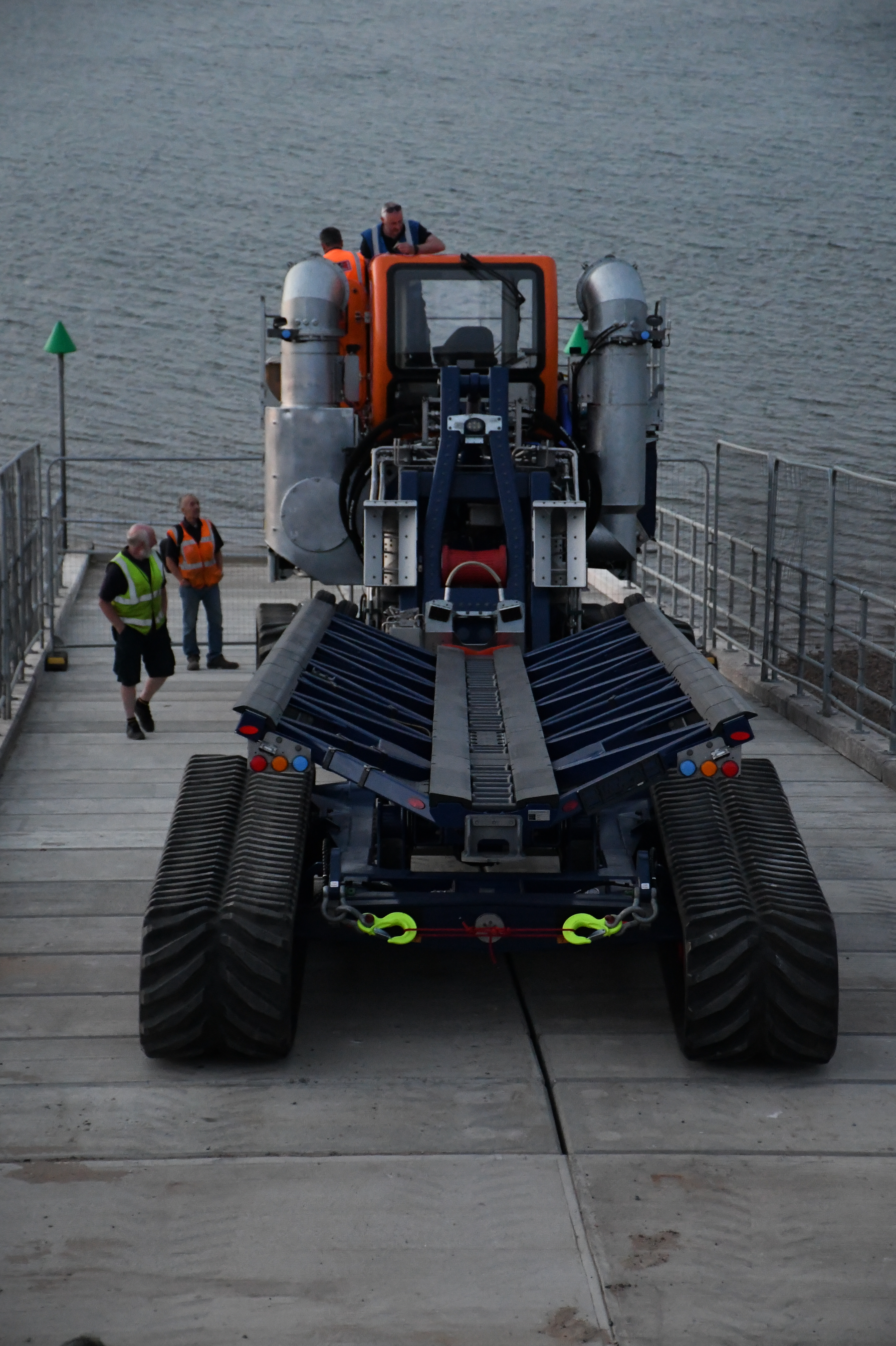 SLRS in place in its new temporary home on the new ALB launching ramp, 28/7