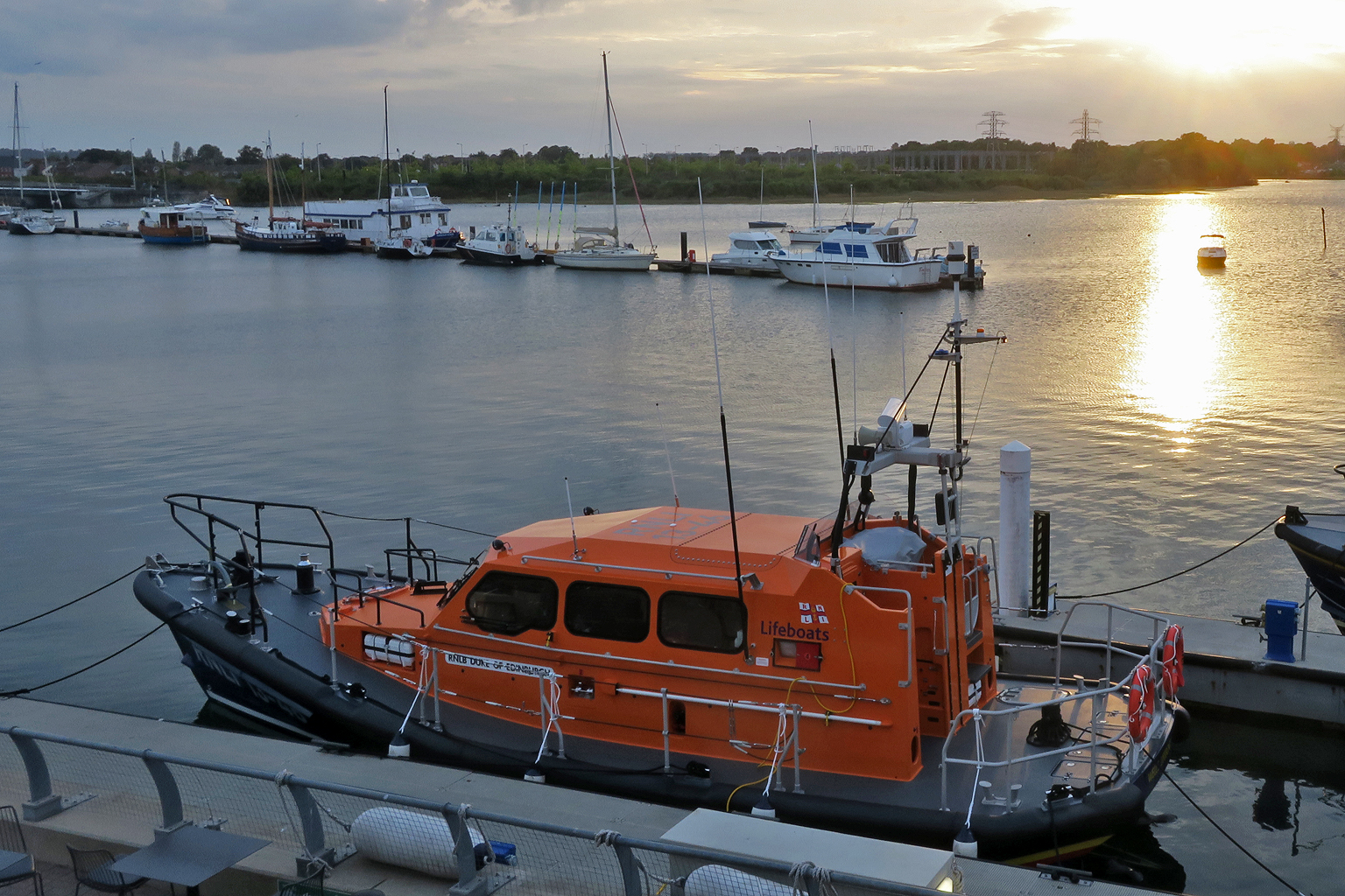 Alongside at the Lifeboat college