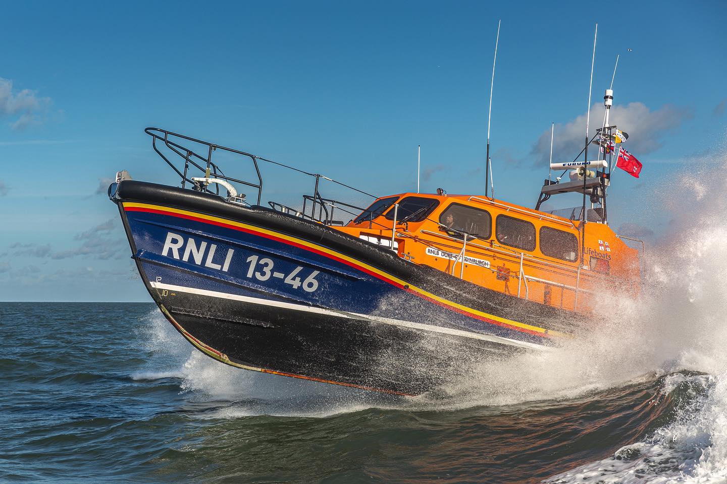All weather lifeboat off Wells, 2022
