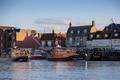 Lifeboats,town and well-wishers celebrating the Shannon's arrival