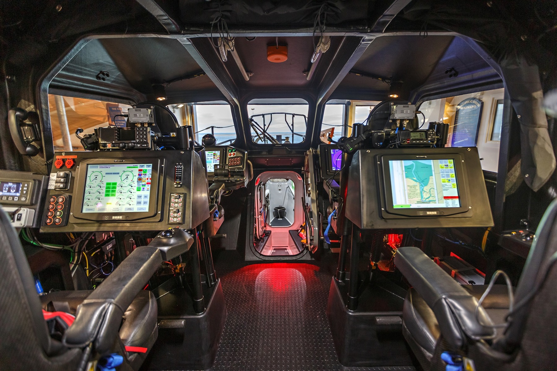 Inside the wheelhouse