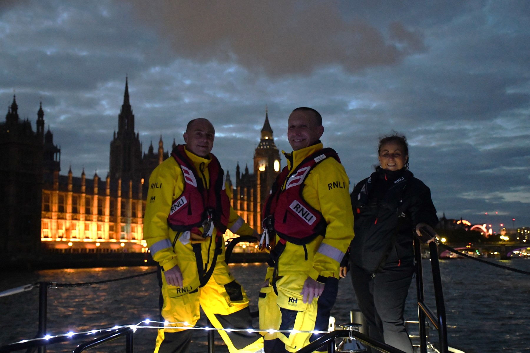 Wells Crew passing Westminster