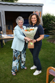 Our thanks to admin officer and awards evening organiser Chrissie Farley presented by guild chairman Sandra King