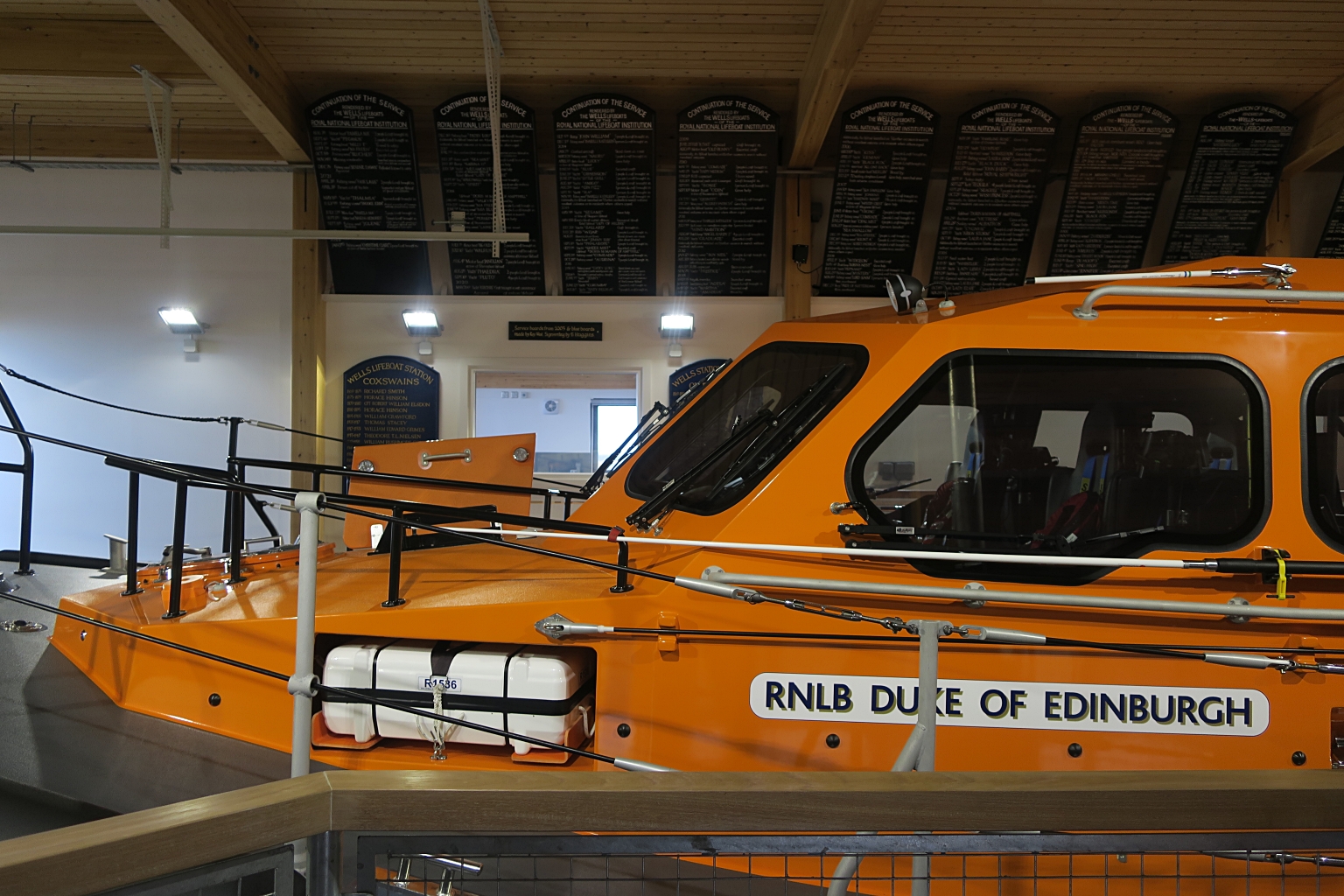 'Duke of Edinburgh' seen from the viewing gallery