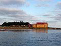 View from the east with showing the raised beach level for the new boathouse