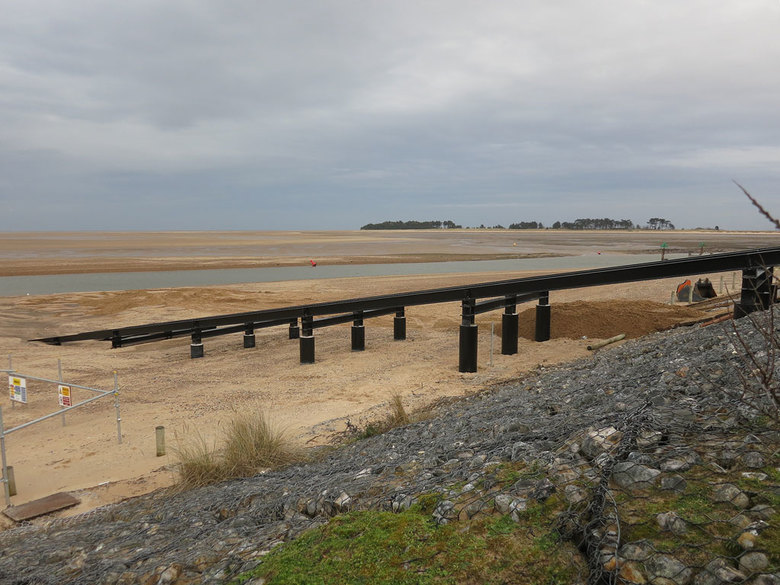 ALB ramp steelwork in place