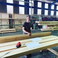 Manufacture of the glulam beams at Buckland Timber in Devon