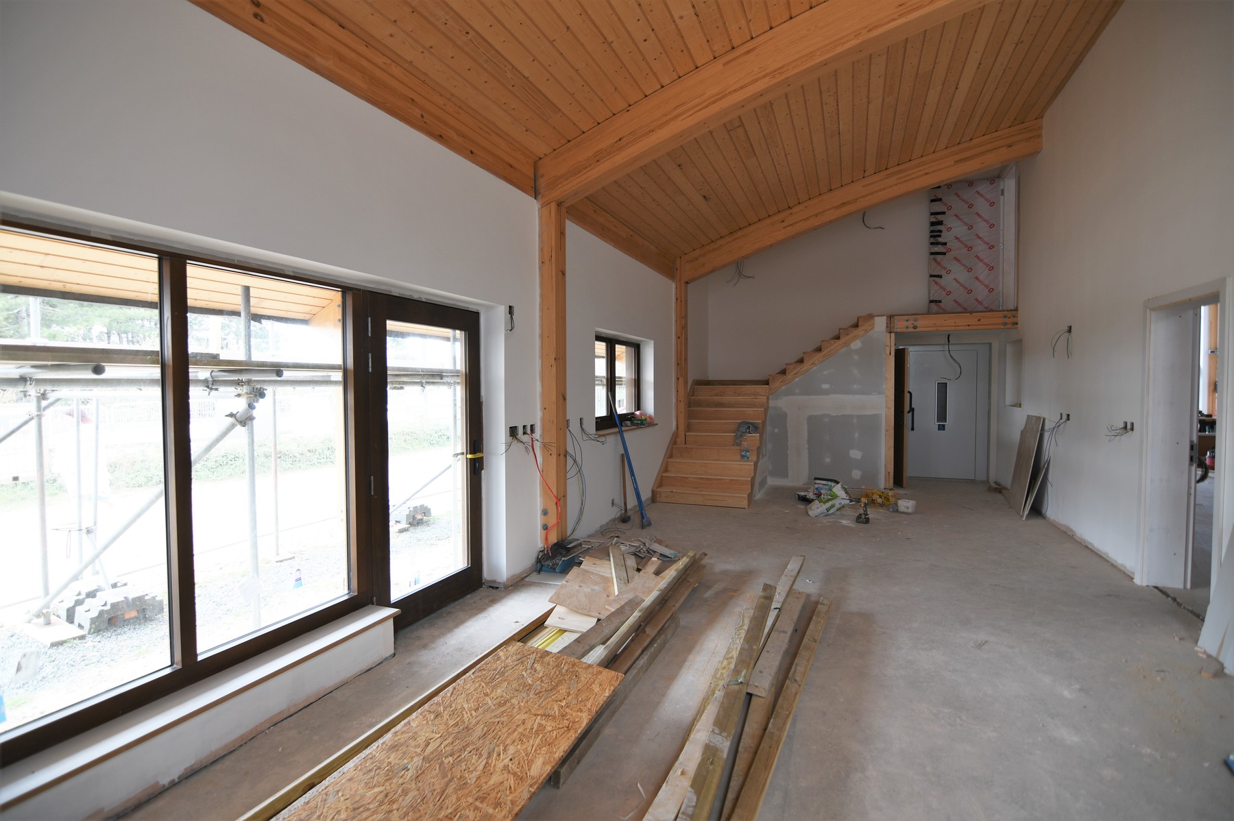 Gift shop and engagement space now with stairs and lift up to public viewing platform