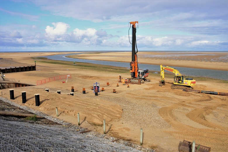 Piling for the ALB ramp