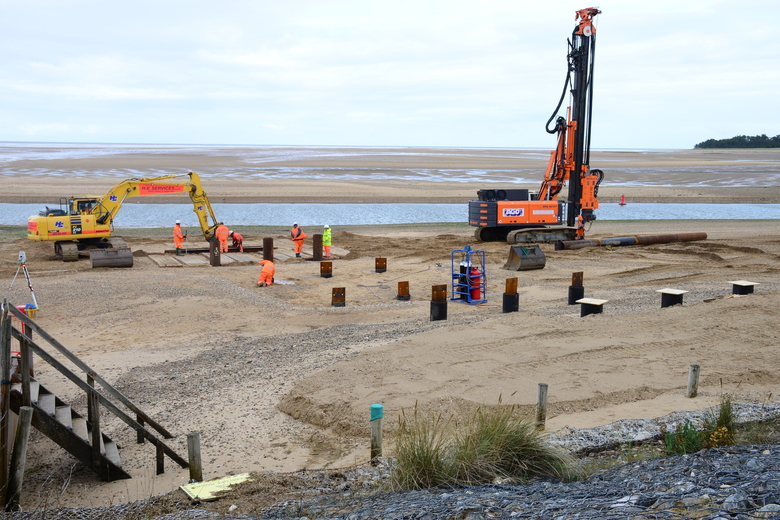 Piling for the ALB ramp