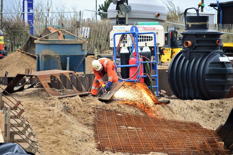 Preparation work for the ILB ramp