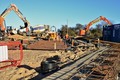 Working on the ILB ramp and preparing the main site