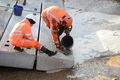 Grouting the ALB ramp