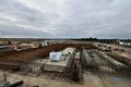 West side of site prepared for concrete pour