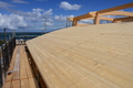 Timber roof in place for ILB shed