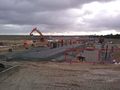 Main site ready being readied for concrete pour