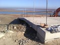 The top of the ALB ramp with precast concrete planks in place