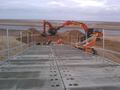Foot of ALB ramp exposed again as final concrete planks are installed