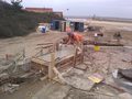 Capping beam being completed between the ILB and ALB ramps