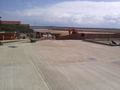 Completed front apron looking east towards the ILB ramp and current boathouse