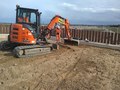 One of the last jobs for Mackley... levelling and filling the area to the south of the new boathouse