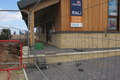 Steps and ramp added to the visitor centre entrance