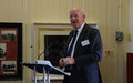 RNLI Council Member William Everard accepts the lifeboat on behalf of the RNLI and presents it to Wells Lifeboat station