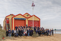 A last lifeboat family gathering outside the old boathouse