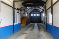 An empty boat hall in the old boathouse