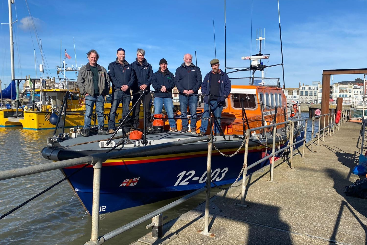 12-003 and crew at Lowestoft