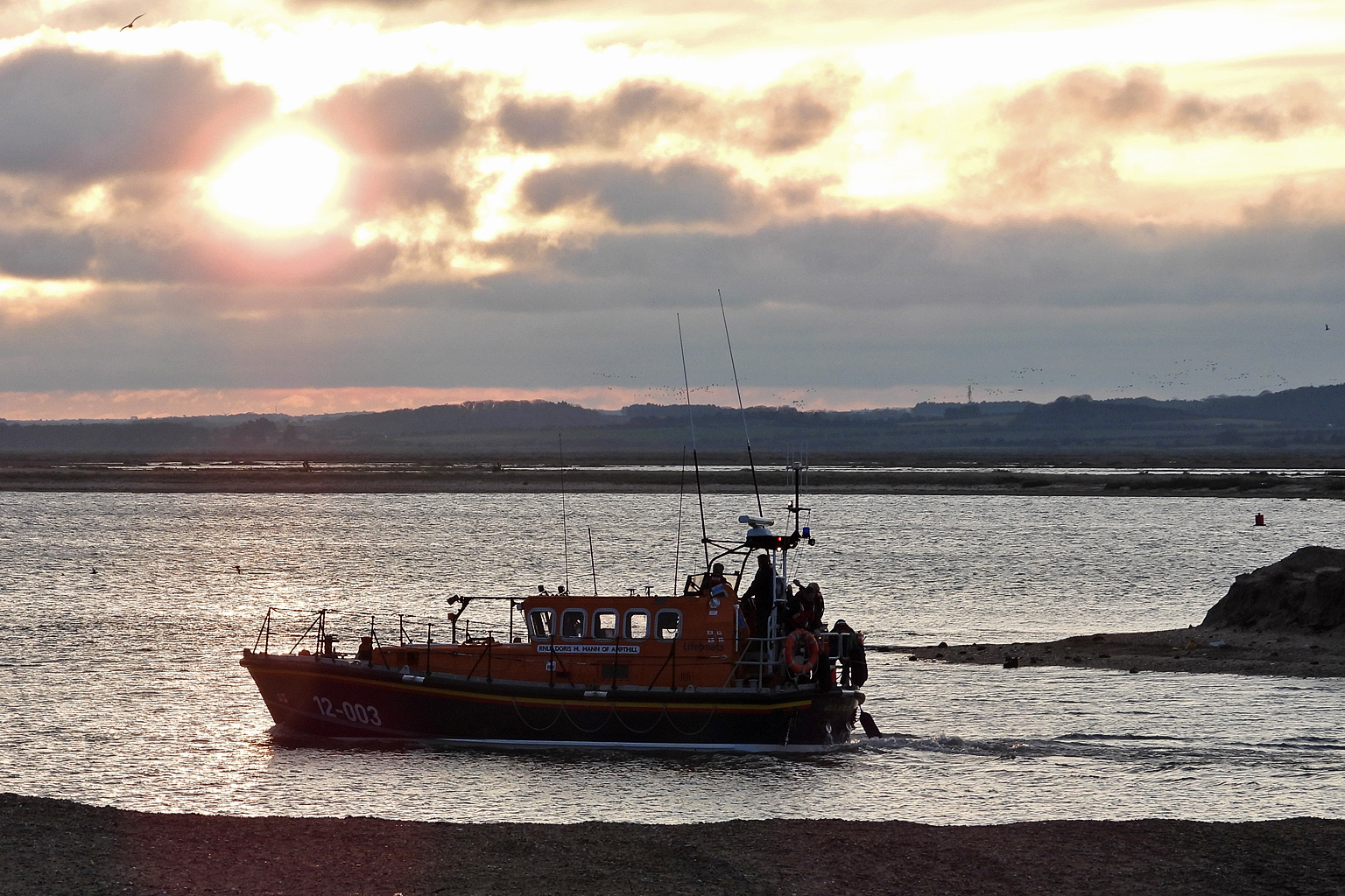 Mersey leaving Wells for retirement with Wells volunteer crew