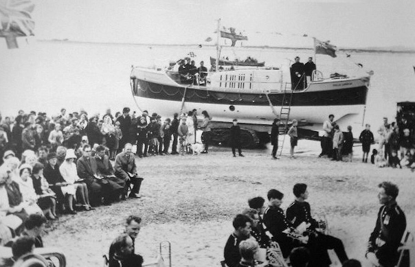 Naming ceremony for the Ernest Tom Neathercote, 1965