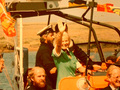 HRH Duchess of Kent aboard the Doris M Mann of Ampthill, 1990