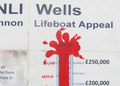 Latest Shannon appeal total on Wells quayside hoarding (16/10/15)