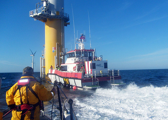 Exercise Sheringham Response - joint exercise with Sheringham Shoal windfarm and Cromer RNLI 10/9