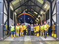 Gressenhall Social Club presenting a cheque for £675.50, 2/2/20