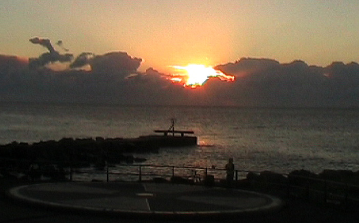 East West Bike Ride for Wells Lifeboat - sunrise at 04:34