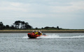 Wells' new inshore lifeboat passes a short test run with flying colours