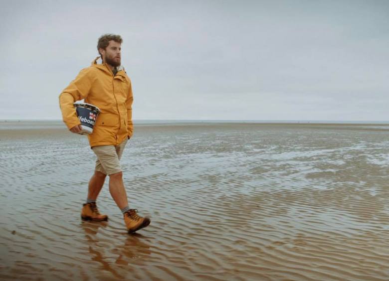 Alex Ellis-Roswell... walking the coast of UK and Ireland fundraising for the RNLI