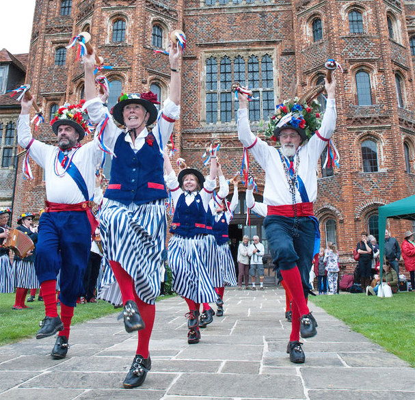 Barley Brigg at Layer Marney Tower. The side will be dancing in Wells raising money for the station