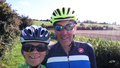 Jon and Claire Davies - cycling from Westminster to Wells for the Lifeboat Fund 150th Anniversary Appeal