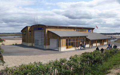 New boathouse for Wells - artist's impression