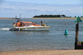 Wells Lifeboat bringing the power boat Big Old Cat into harbour 7/7/19