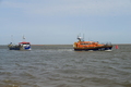 FV 'Fair Lass' safely back in harbour under tow of the lifeboat, 28/4/21