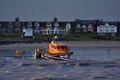 Skegness lifeboat launching to celebrate the life and scatter the ashes of Coxswain Richard Watson